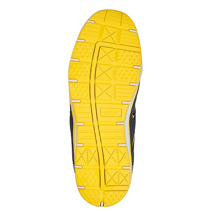 teXXor® S1PS-Sicherheitshalbschuhe ROUBAIX grau/gelb