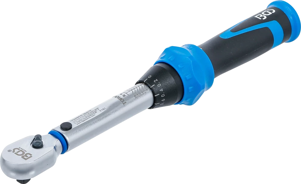 Drehmomentschlüssel, Abtrieb Außenvierkant 6,3 mm (1/4"), 6 - 30 Nm