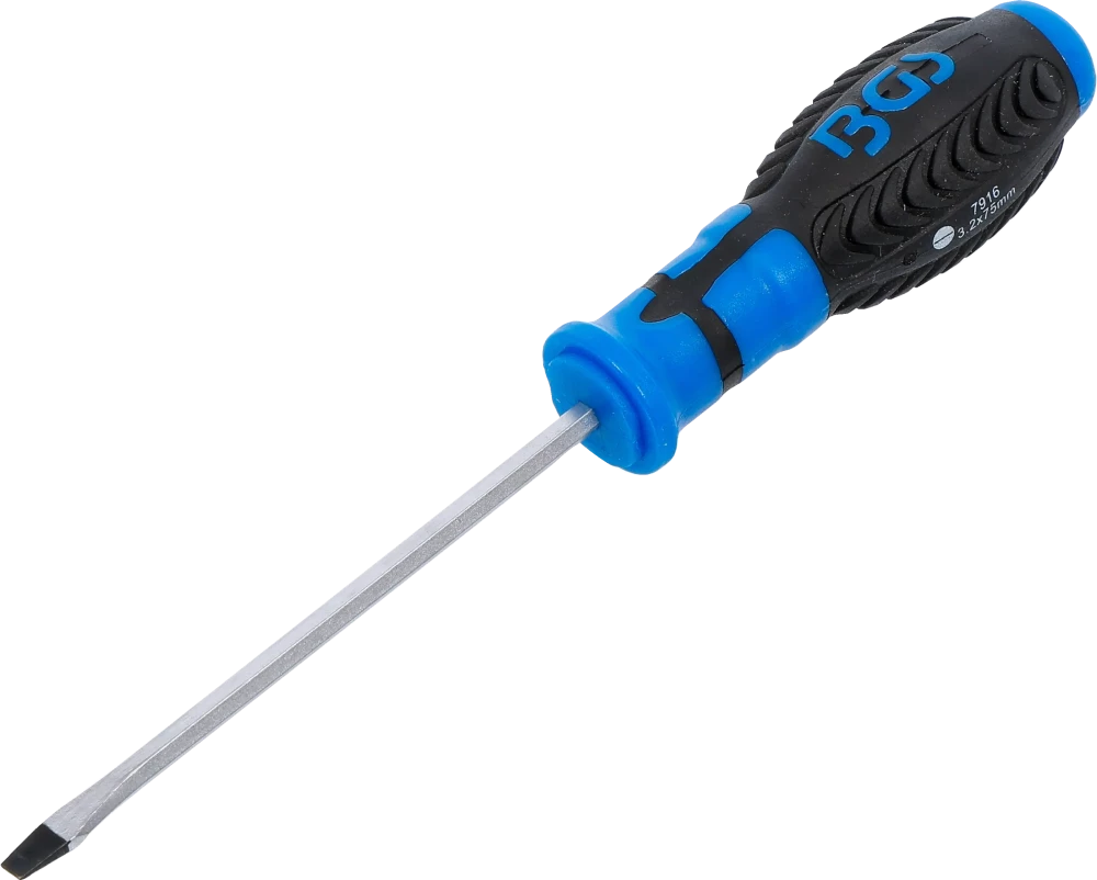 Schraubendreher, mit Außensechskant, Schlitz 3,2 mm, Klingenlänge 75 mm
