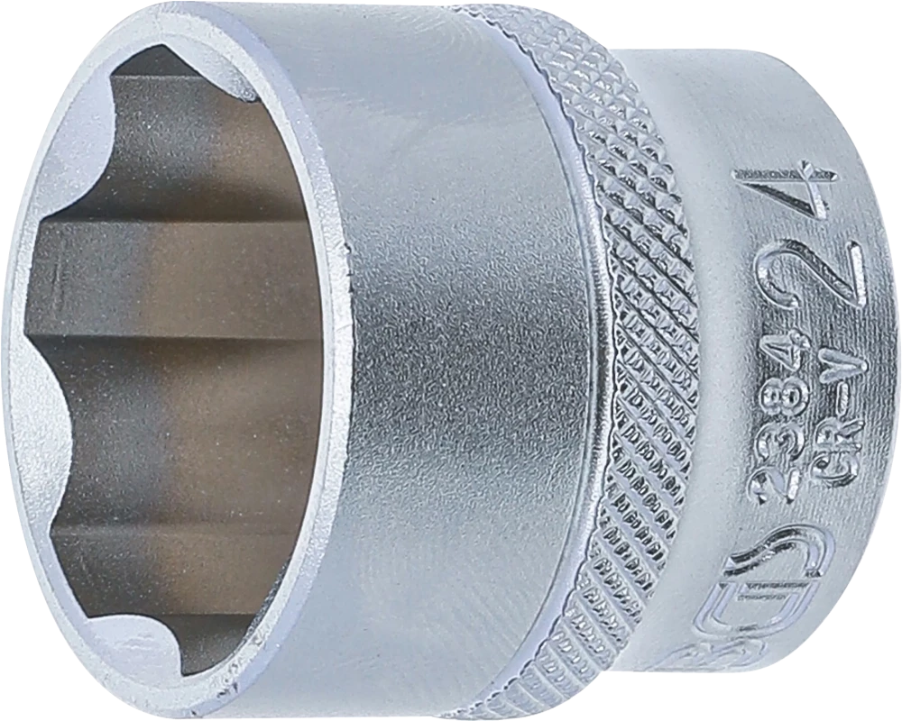 Steckschlüssel-Einsatz Super Lock, Antrieb Innenvierkant 10 mm (3/8"), SW 24 mm