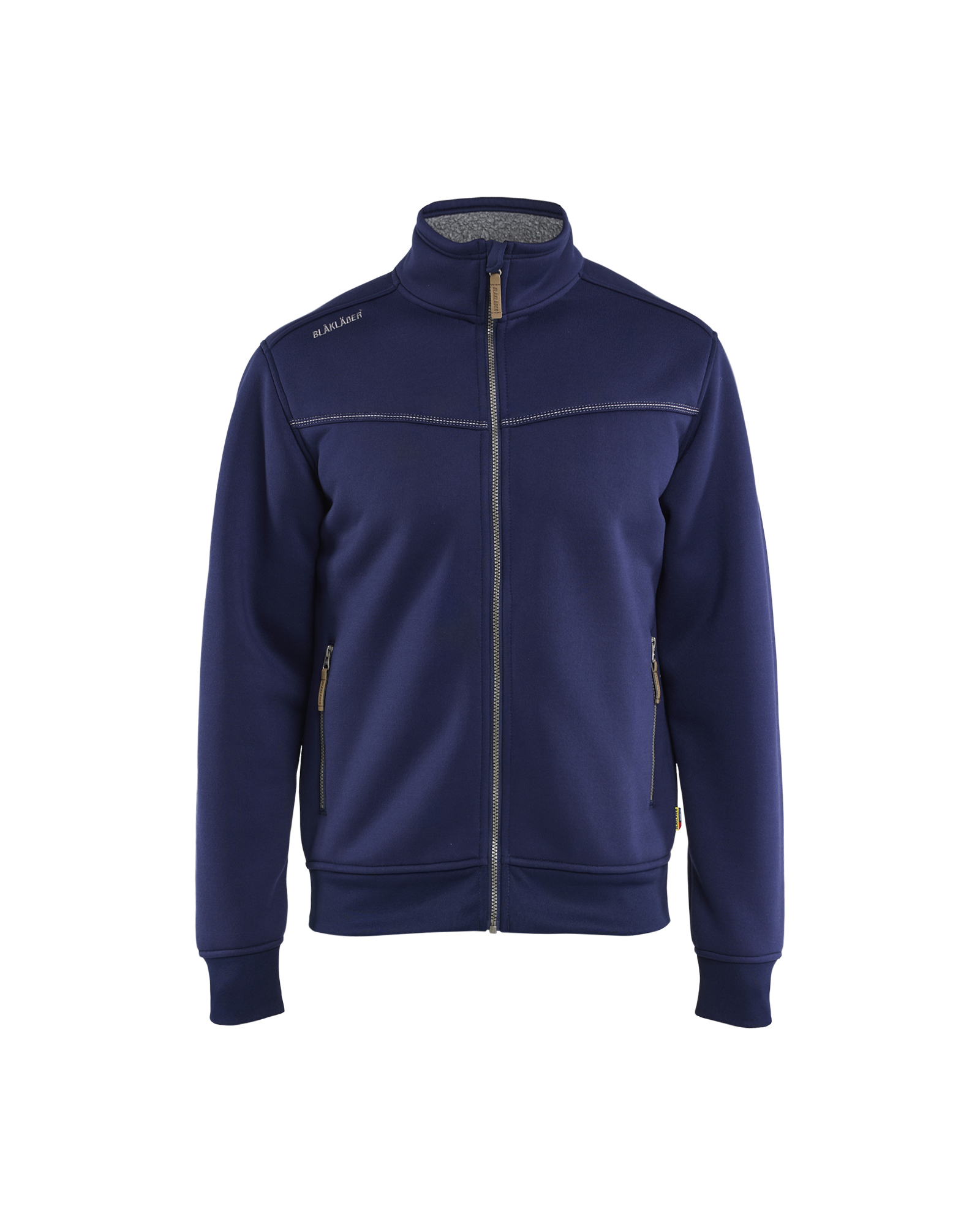 Sweatjacke mit Sherpa-Futter