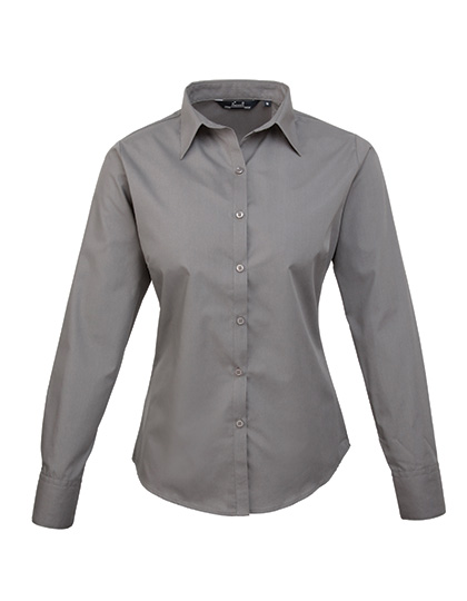 Bluse – Women´s Poplin Long Sleeve Blouse