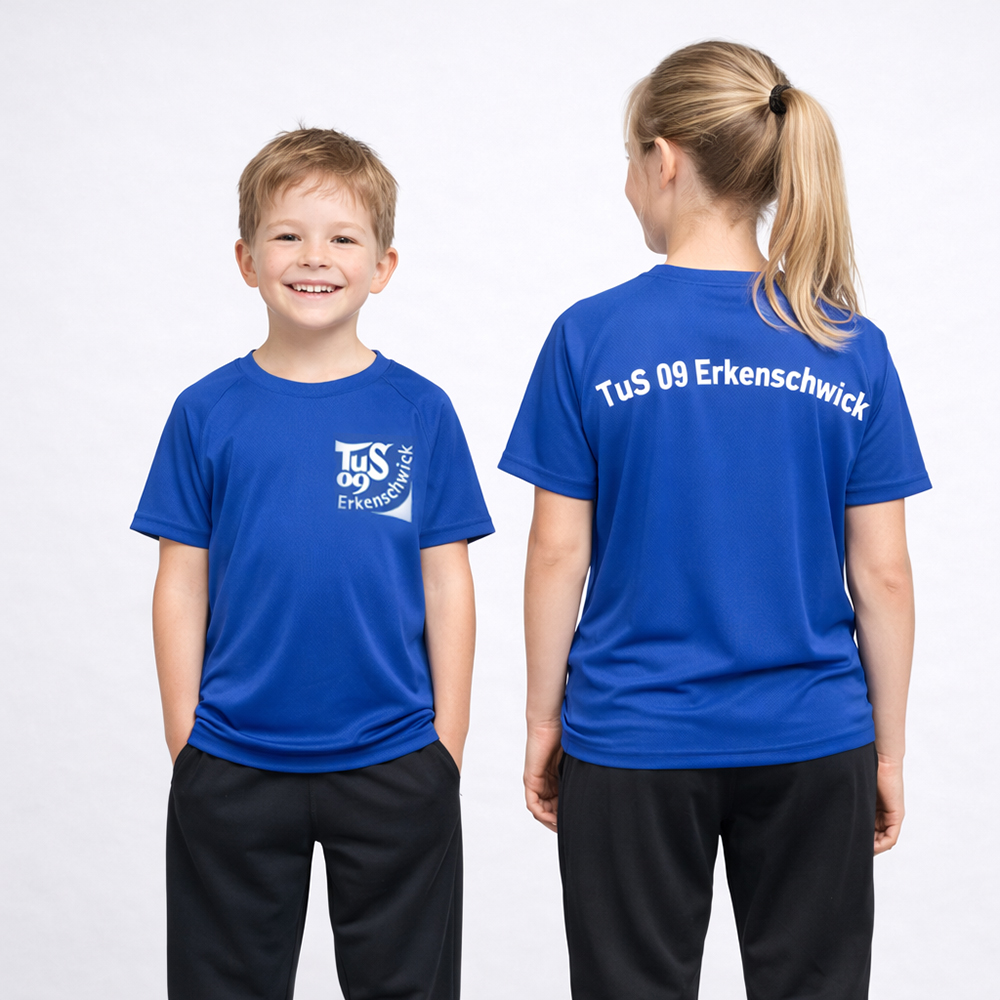 Kinder Funktionsshirt, royal blau
