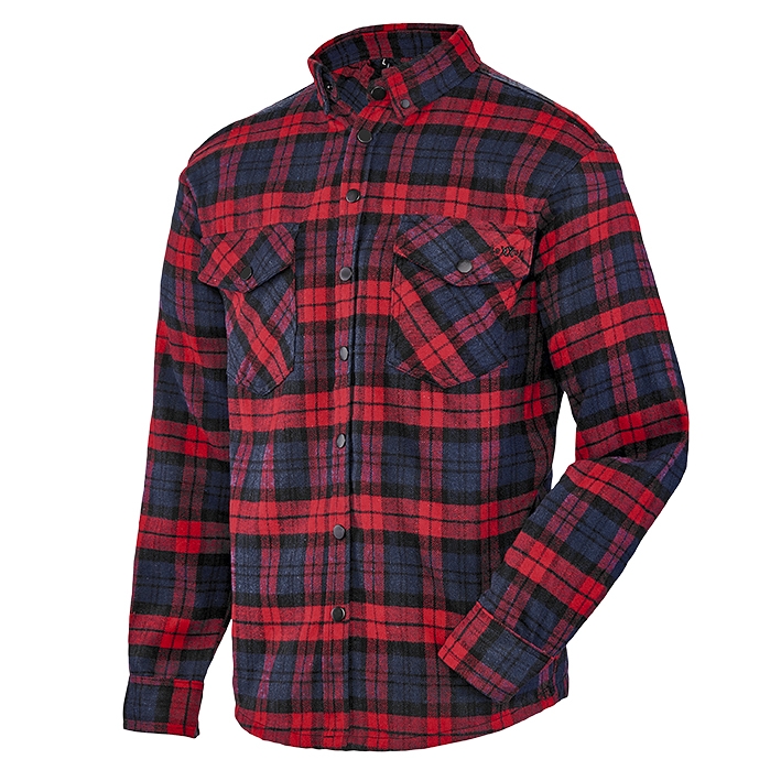 teXXor® Arbeitshemd SEATON rot/blau