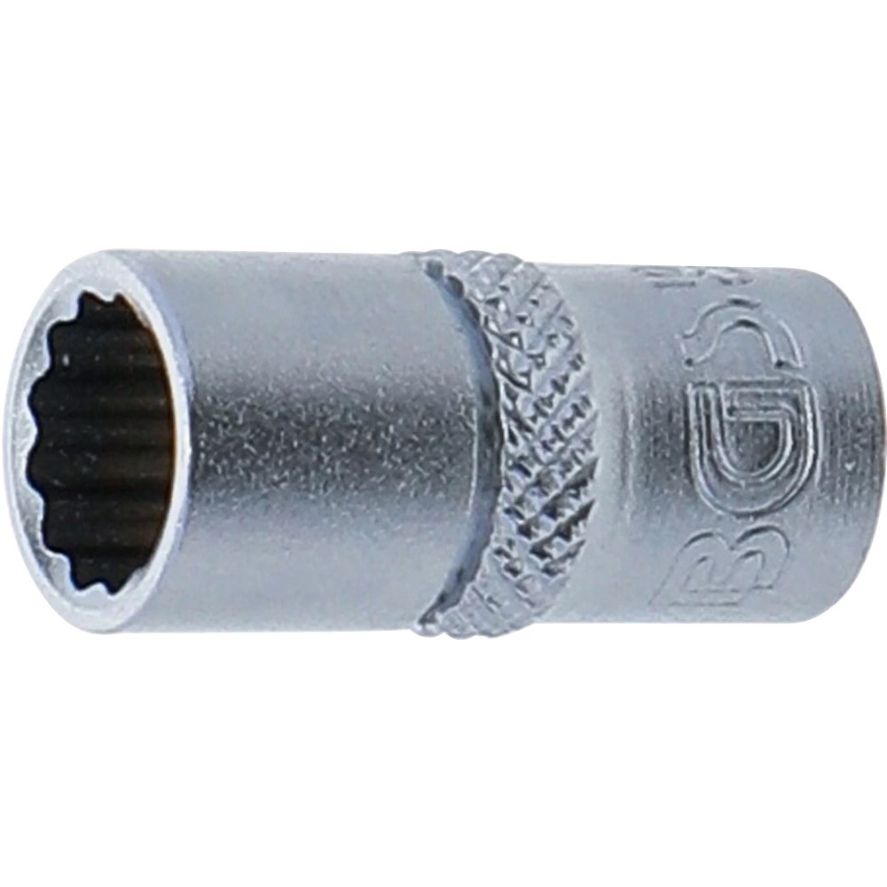 Steckschlüssel-Einsatz Zwölfkant, Antrieb Innenvierkant 6,3 mm (1/4"), SW 8 mm