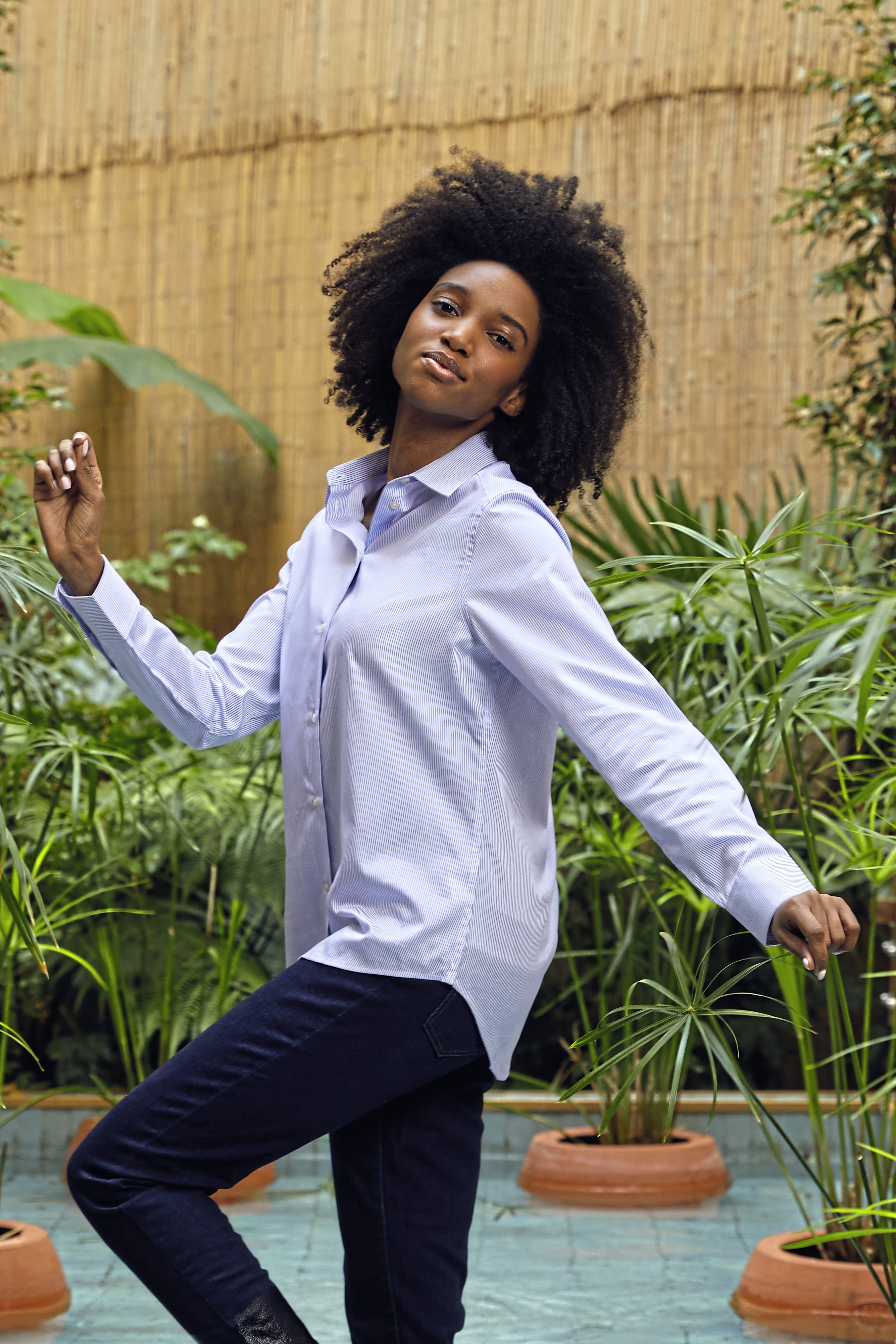 Bluse – Women´s Easy Care Striped Shirt Baptiste