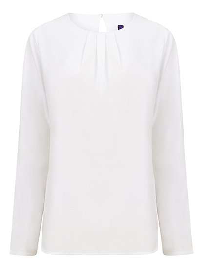 Bluse – Ladies´ Pleat Front Long Sleeved Blouse