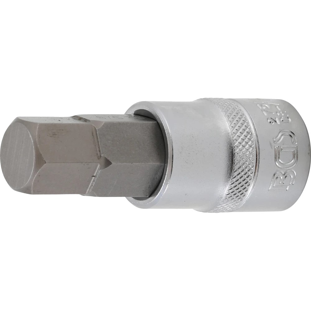 Bit-Einsatz, Länge 70 mm, Antrieb Innenvierkant 12,5 mm (1/2"), Innensechskant 5/8"