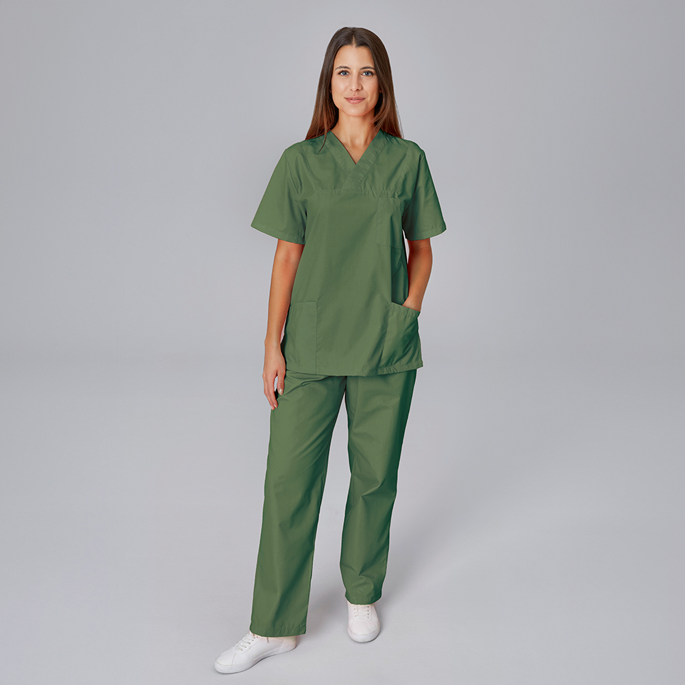 Schlupfhose, unisex, dark green