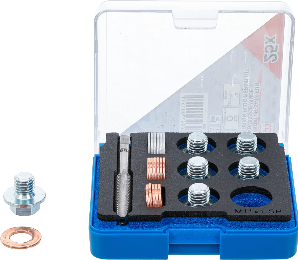 Reparatursatz für Öl-Ablass-Gewinde, M11 x 1,5 mm