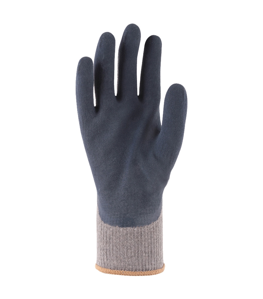 TOWA® Baumwoll-/Polyester-Strickhandschuhe PowerGrab® Plus grau/blau