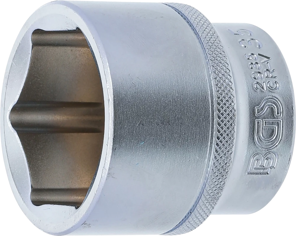 Steckschlüssel-Einsatz Sechskant, Antrieb Innenvierkant 12,5 mm (1/2"), SW 35 mm