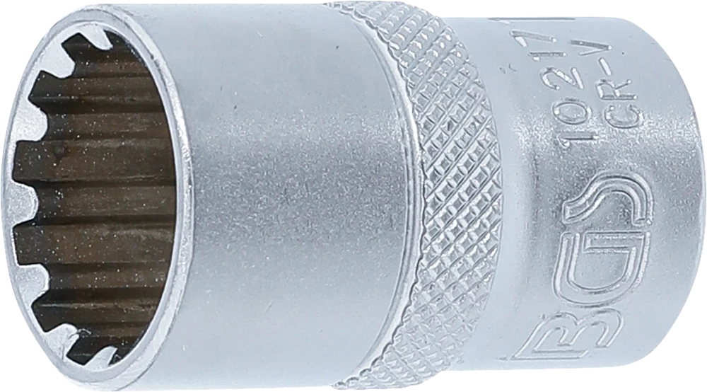 Steckschlüssel-Einsatz Gear Lock, Antrieb Innenvierkant 12,5 mm (1/2"), SW 17 mm
