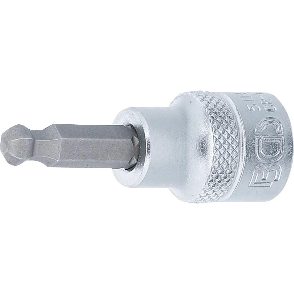 Bit-Einsatz, Antrieb Innenvierkant 10 mm (3/8"), Innensechskant mit Kugelkopf 6 mm
