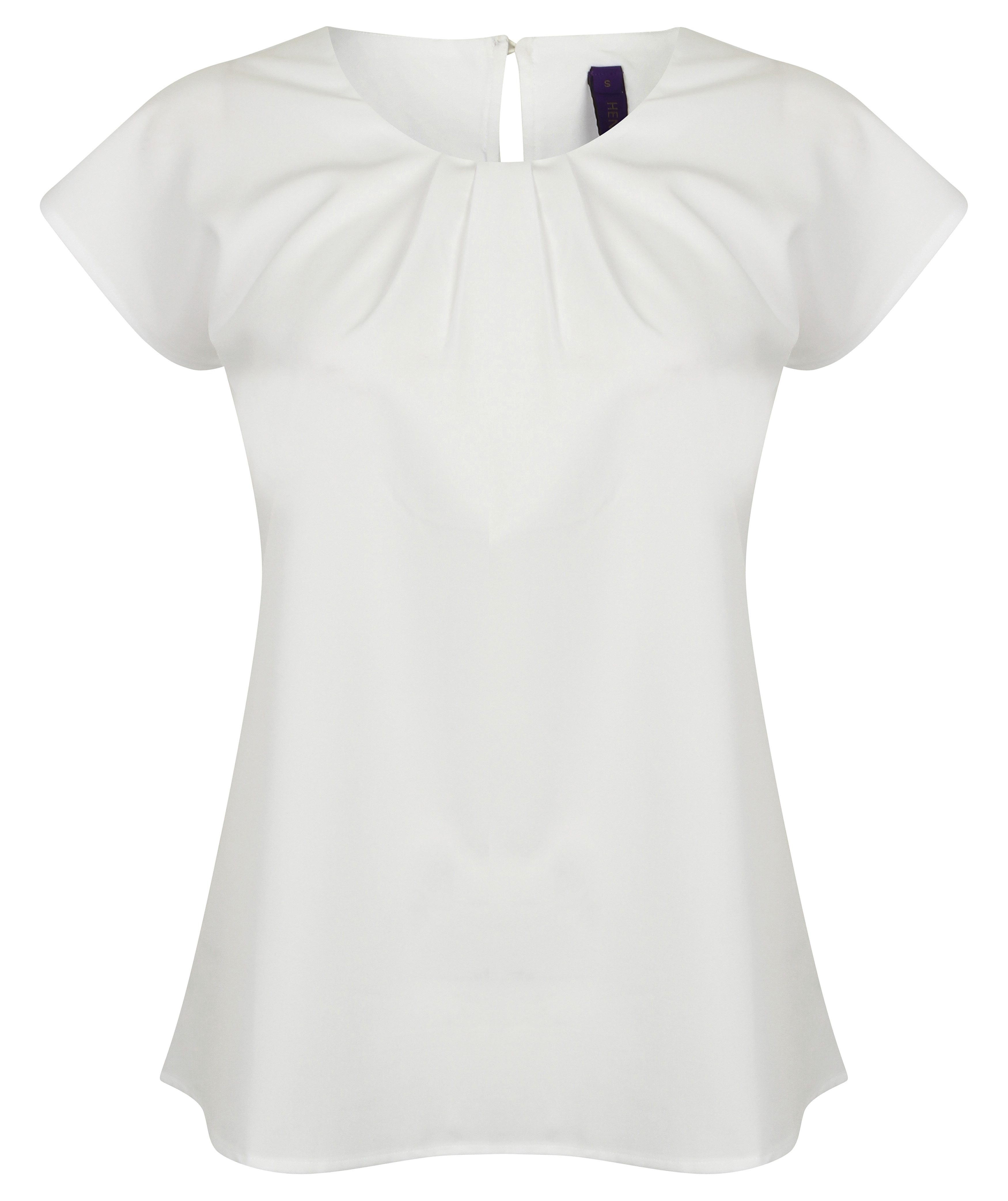 Bluse – Ladies´ Pleat Front Short Sleeve Blouse