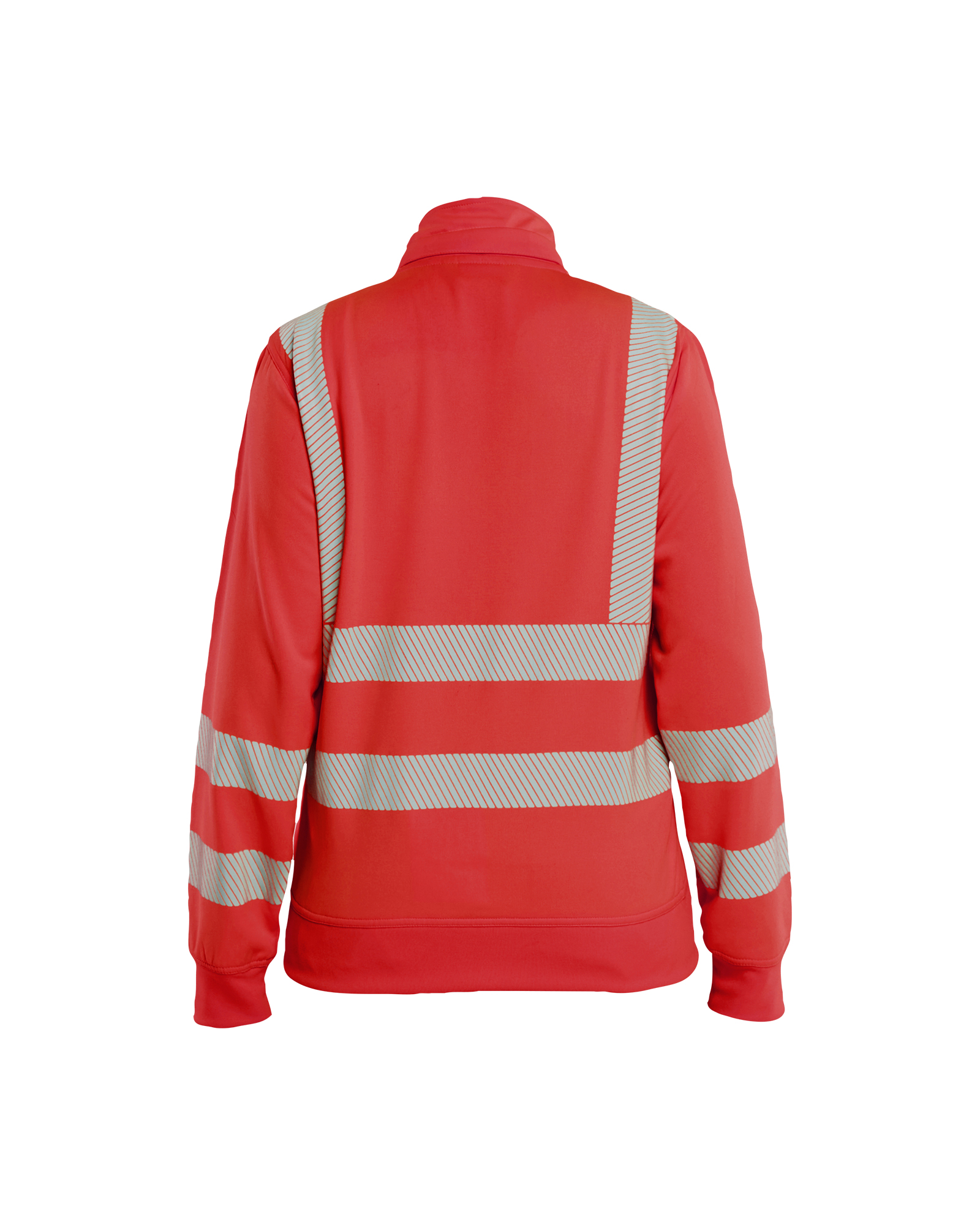 Damen High Vis Sweatjacke mit abnehmbarer Kapuze
