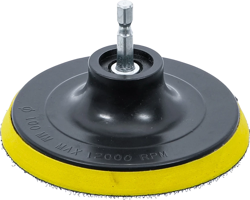 Klett-Teller, für Art. 74367, Antrieb Außensechskant 6,3 mm 1/4", Ø 100 mm