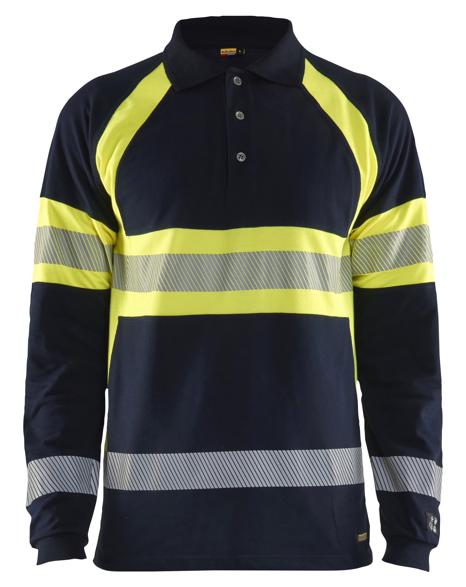 Multinorm Langarm Poloshirt Inhärent