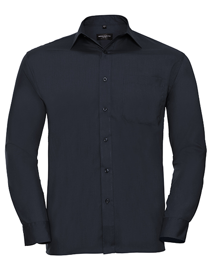 Hemd – Men's Long Sleeve Classic Polycotton Poplin Shirt