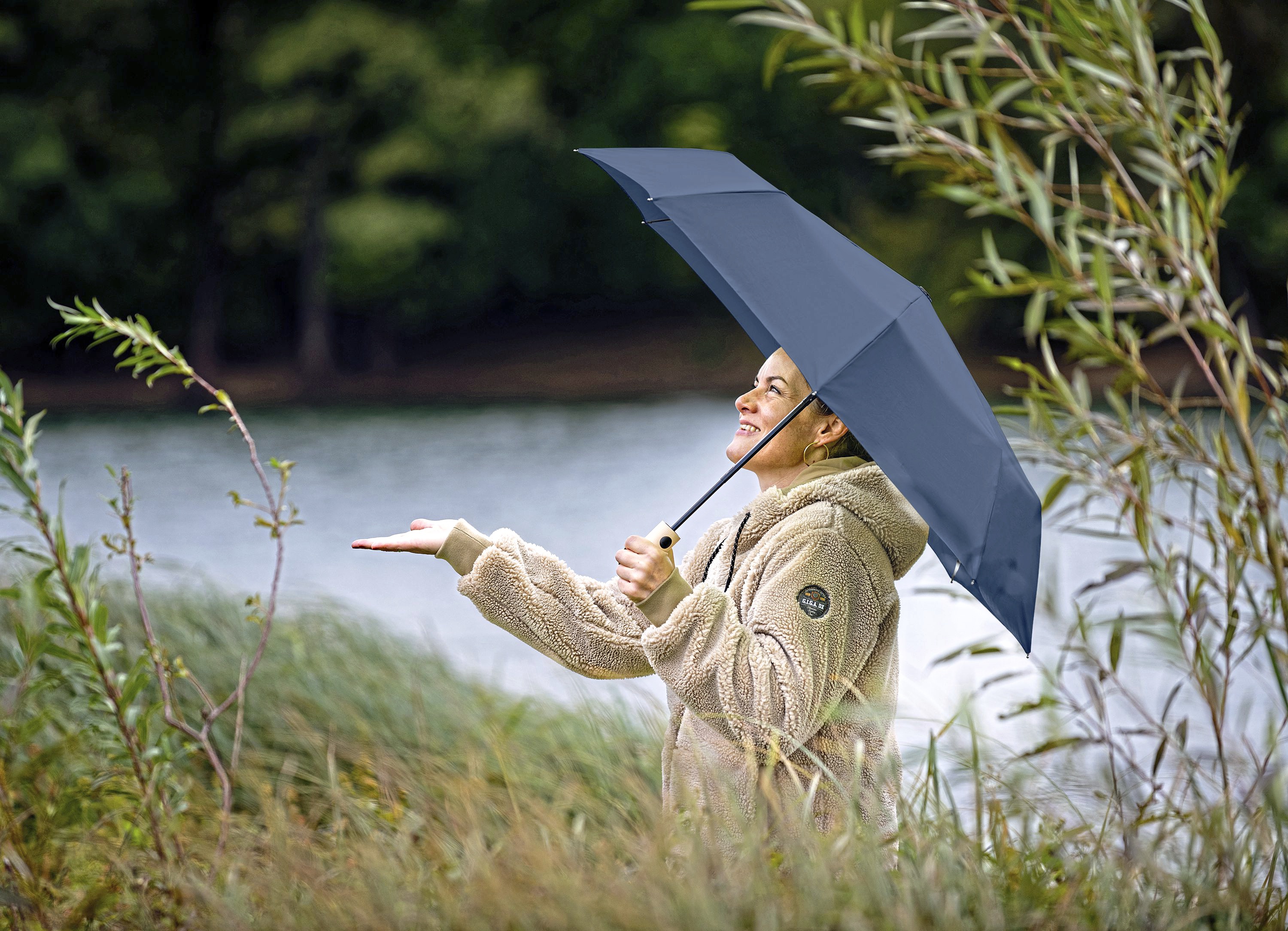 AC-Taschenschirm ÖkoBrella, waterSAVE