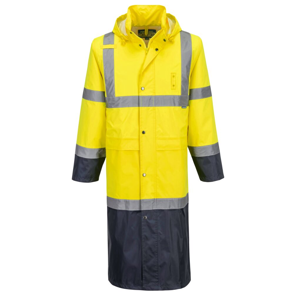 Warnschutz-Contrast Regenmantel 122cm