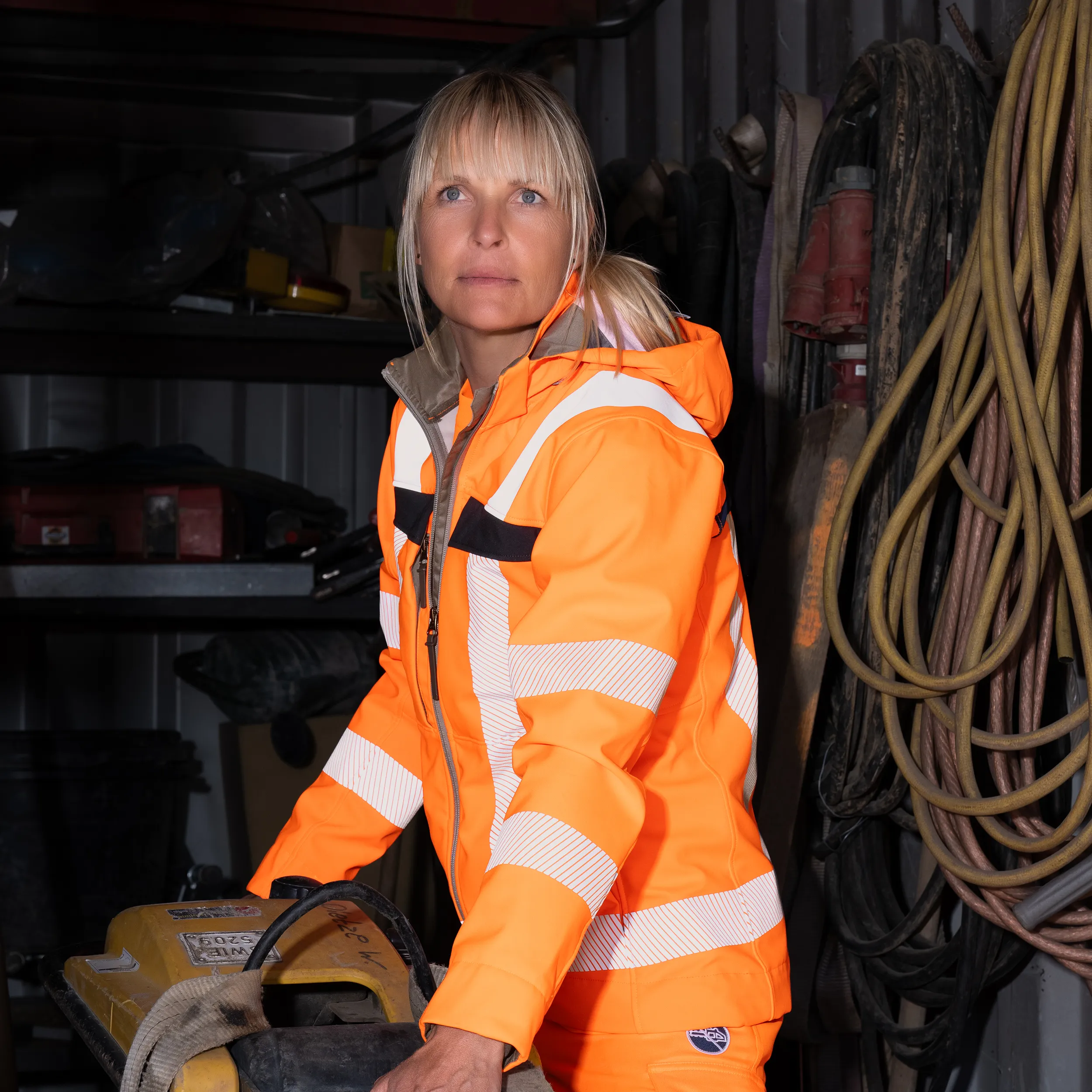 Hybrid-Softshelljacke "Allround-Warnschutz" – wasserdicht & atmungsaktiv