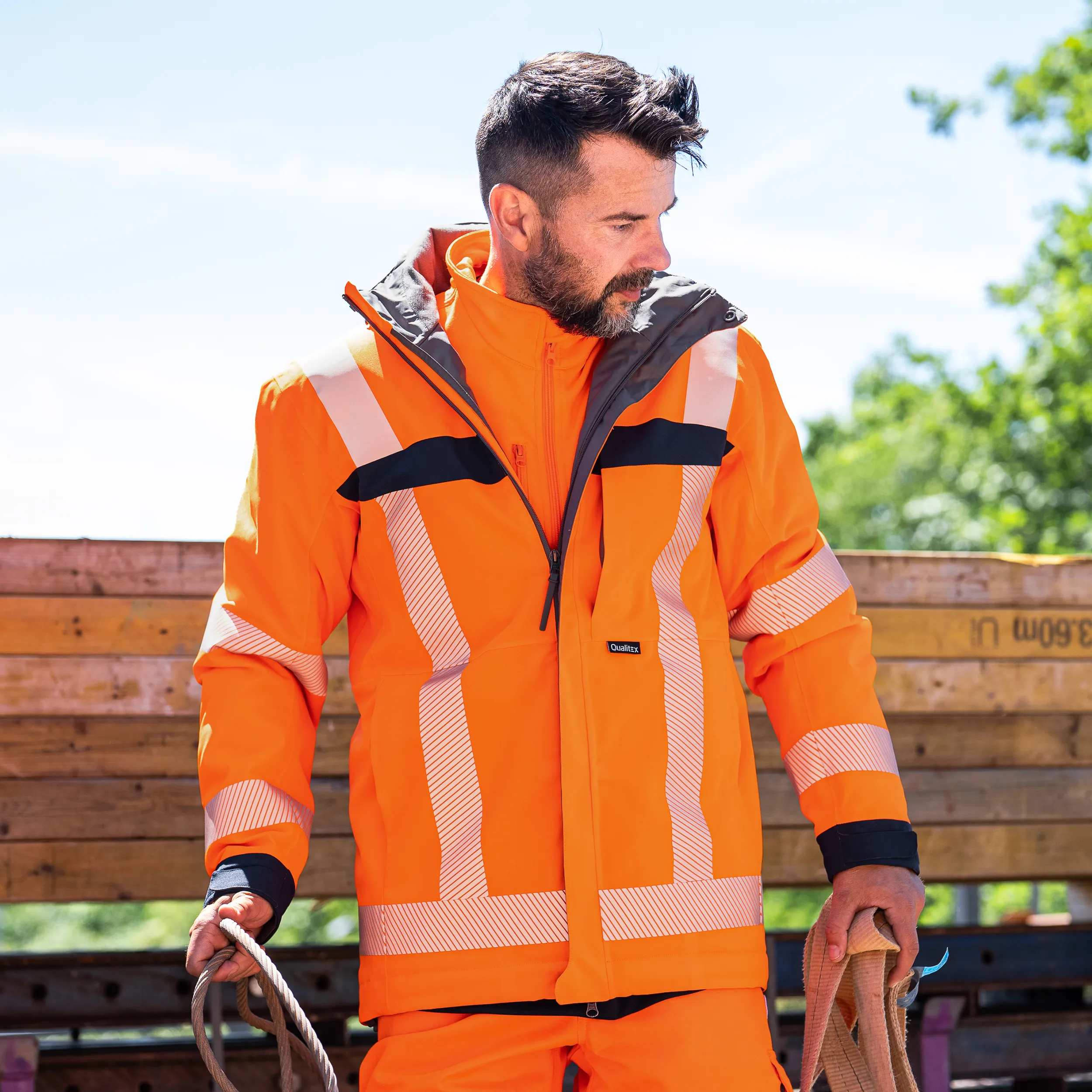 Wetter Hardshelljacke "Allround-Warnschutz" – wasserdicht & atmungsaktiv