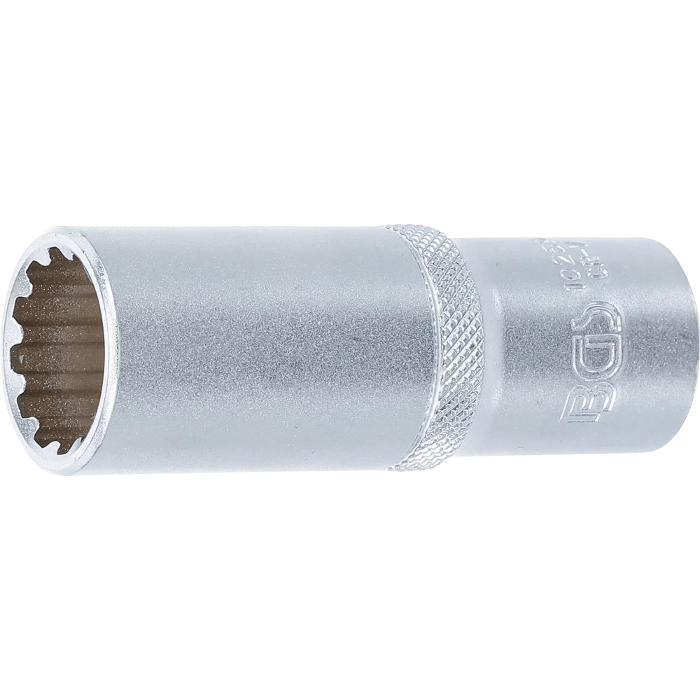 Steckschlüssel-Einsatz Gear Lock, tief, Antrieb Innenvierkant 12,5 mm (1/2"), SW 19 mm
