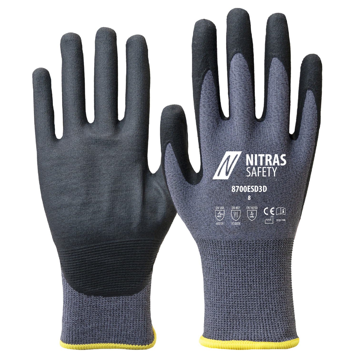 Antistatikhandschuhe 8700ESD3D