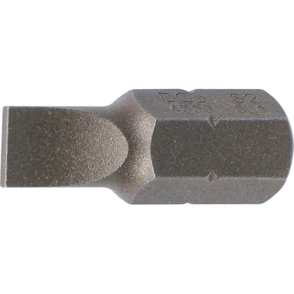 Bit, Länge 30 mm, Antrieb Außensechskant 10 mm (3/8"), Schlitz 8 mm
