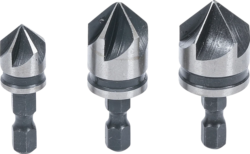 Senker-Bit-Satz, HSS, Antrieb 6,3 mm (1/4"), 12 - 16 - 19 mm, 3-tlg.