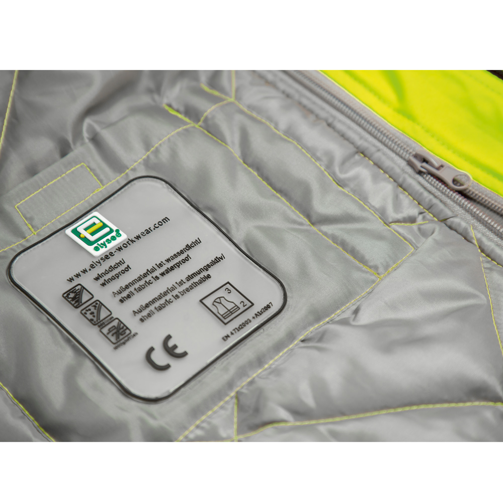 Wattierte Warnschutz-Softshelljacke Rickmer