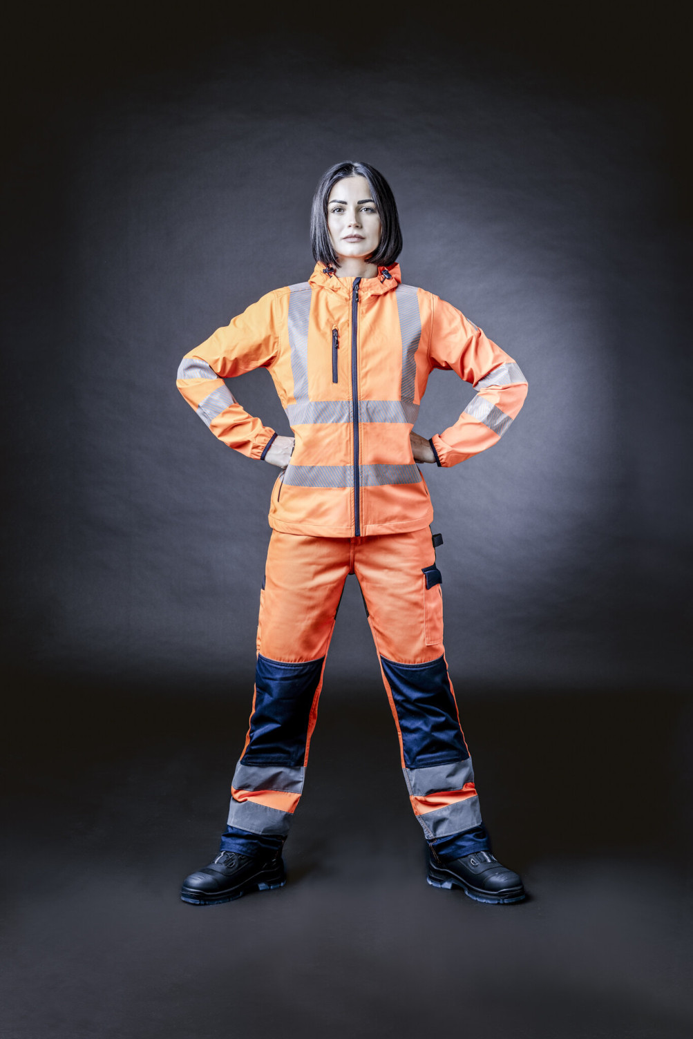 Warn-Windbreaker MOTION TEX VIZ neonorange / uni
