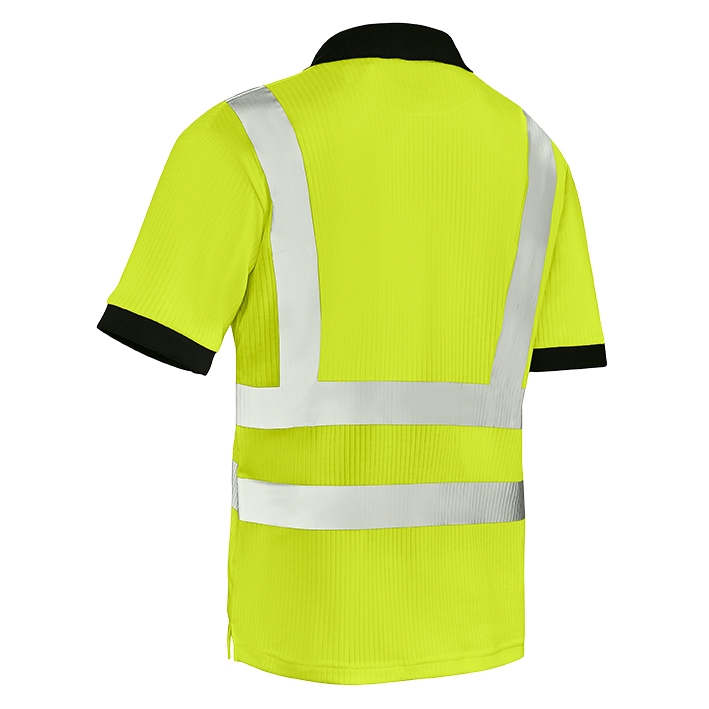 teXXor® Warnschutz Polo-Shirt SYLT leuchtgelb