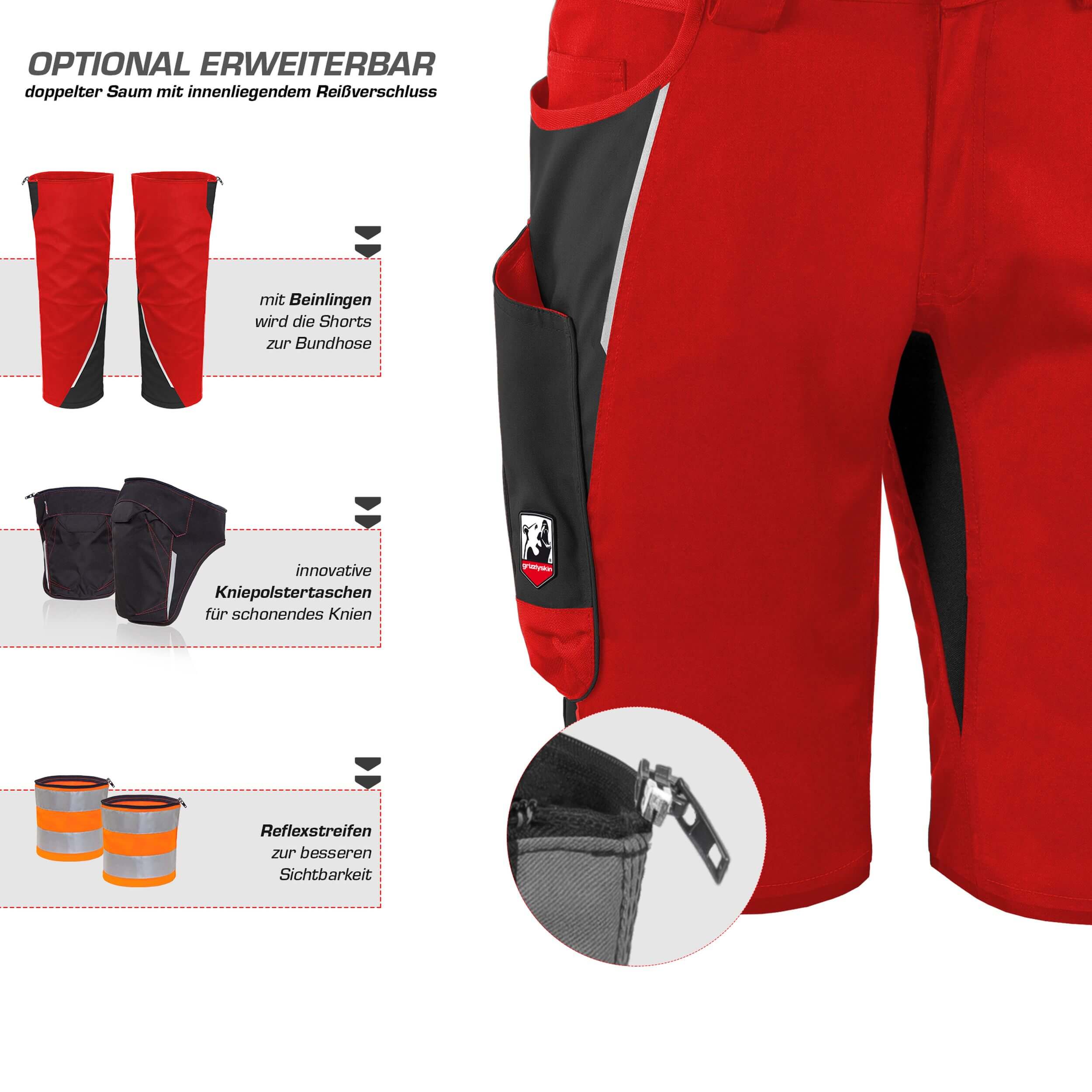 Arbeitsshorts "grizzlyskin IRON"