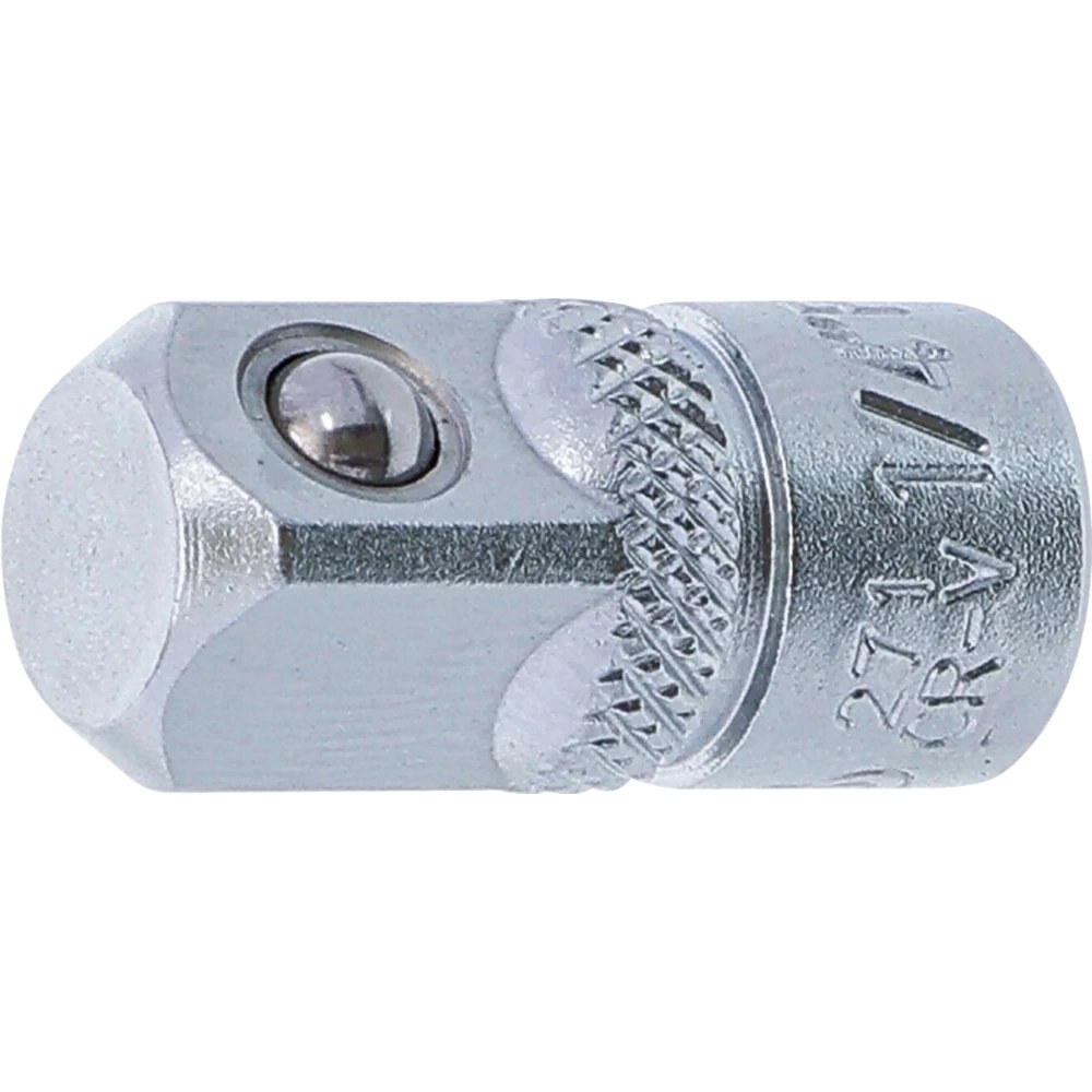 Steckschlüssel-Adapter, Innenvierkant 6,3 mm (1/4") - Außenvierkant 10 mm (3/8")