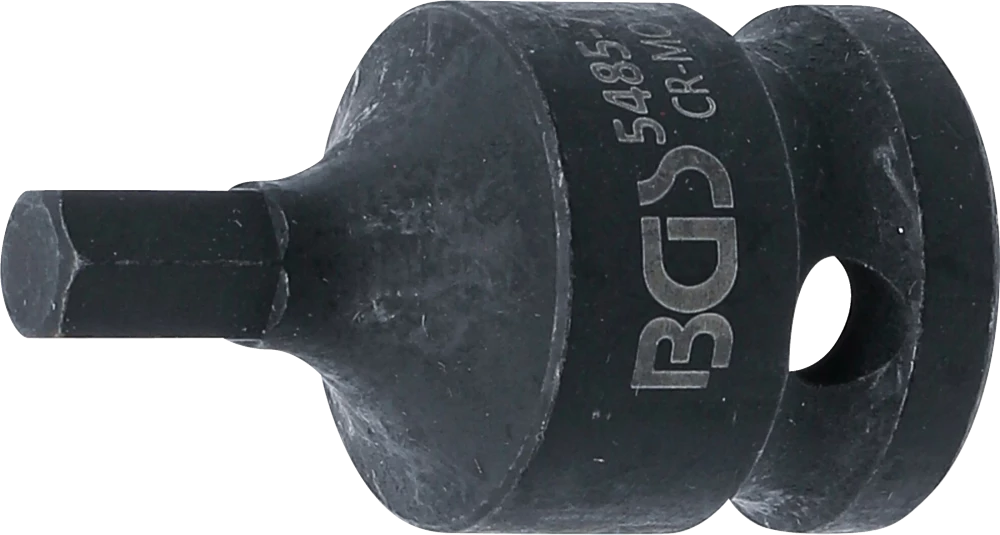 Kraft-Bit-Einsatz, Länge 42 mm, Antrieb Innenvierkant 12,5 mm (1/2"), Innensechskant 7 mm