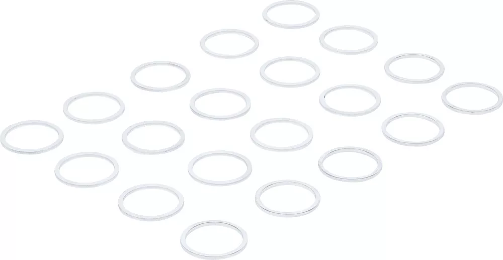 Dichtring-Sortiment, zu Art. 126, Ø 20 / 23,5 mm, 20-tlg.