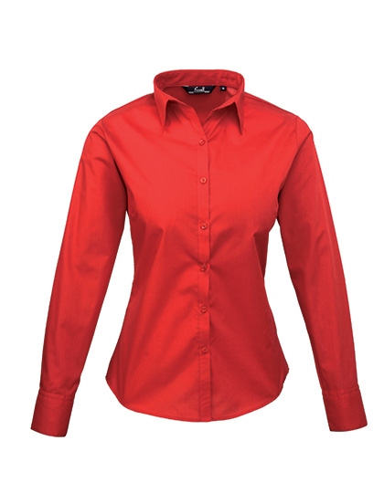Bluse – Women´s Poplin Long Sleeve Blouse