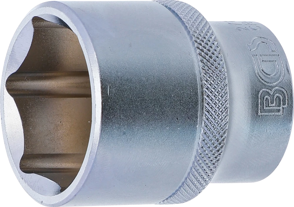 Steckschlüssel-Einsatz Sechskant, Antrieb Innenvierkant 12,5 mm (1/2"), SW 1.1/8"