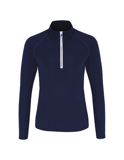 T-Shirt – Women´s Long Sleeve Performance ¼ Zip