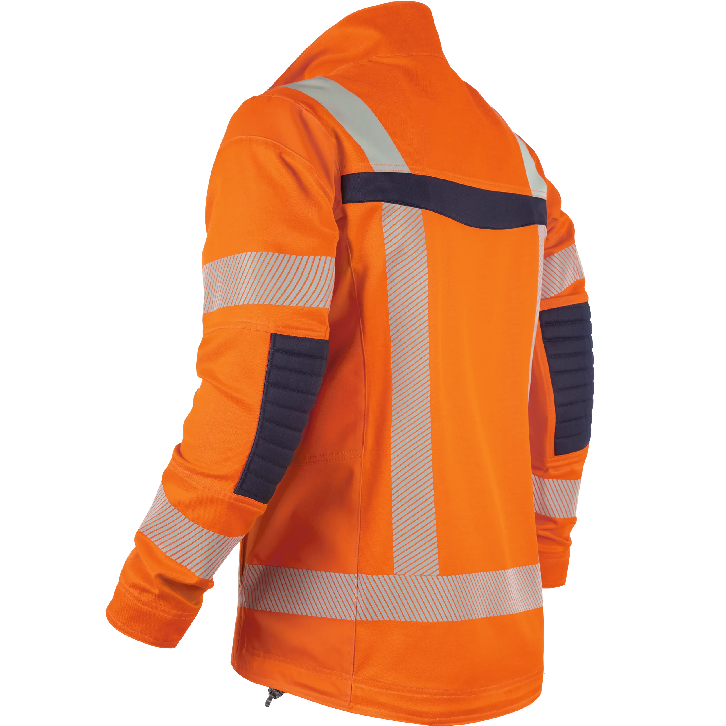 Tencel/Sorona Stretch-Arbeitsjacke "Allround-Warnschutz" mit UV-Schutz