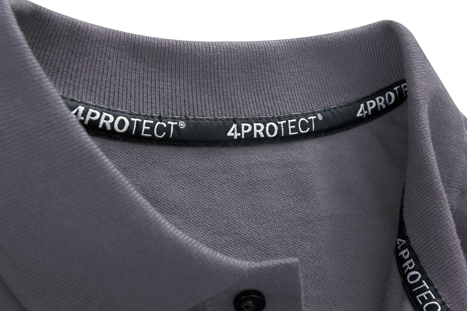 4PROTECT® Polo-Shirt Herren grau