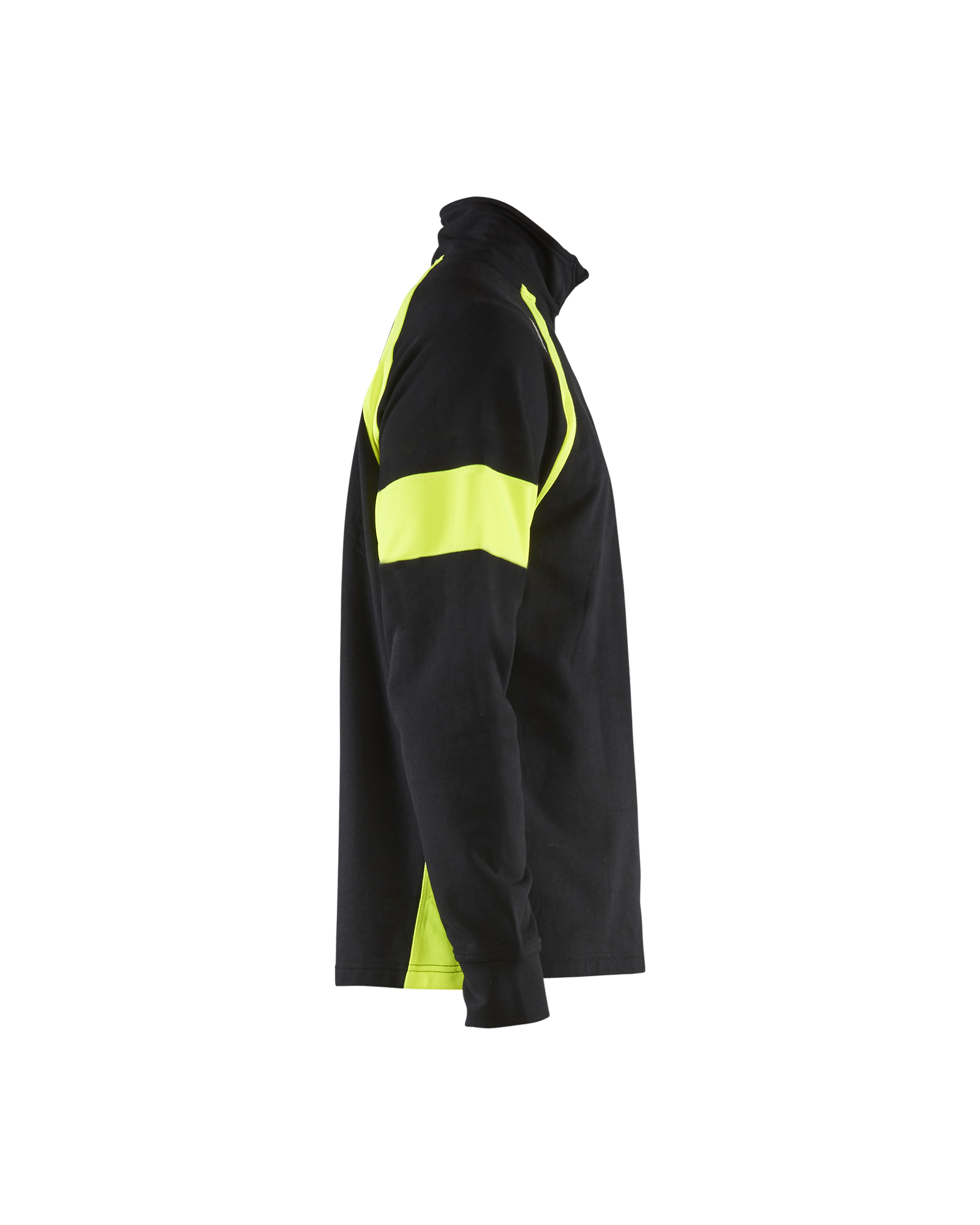 Sweatshirt Half-Zip mit High Vis