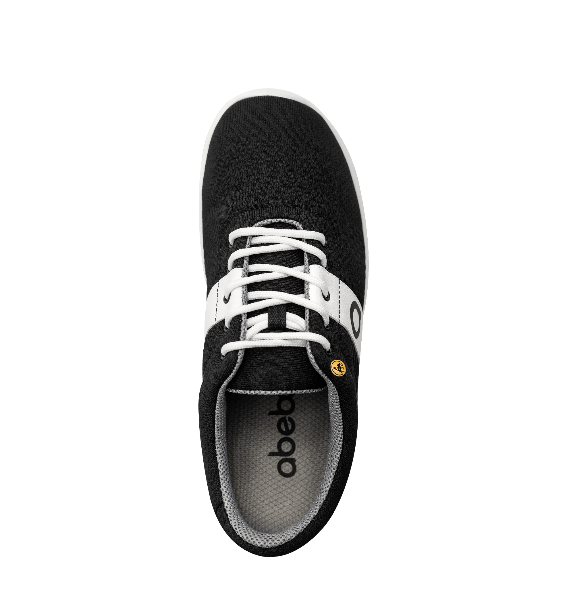 Abeba S2 Sicherheitshalbschuh ESD schwarz/weiß ESD