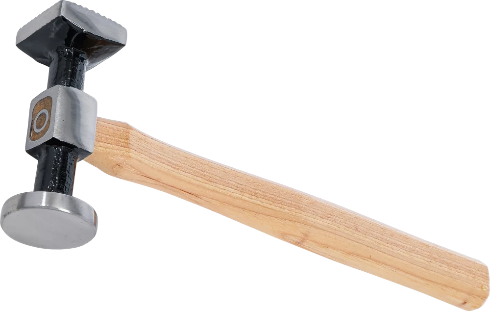 Karosseriehammer, runder, flacher Kopf / quadratischer, flacher Kopf