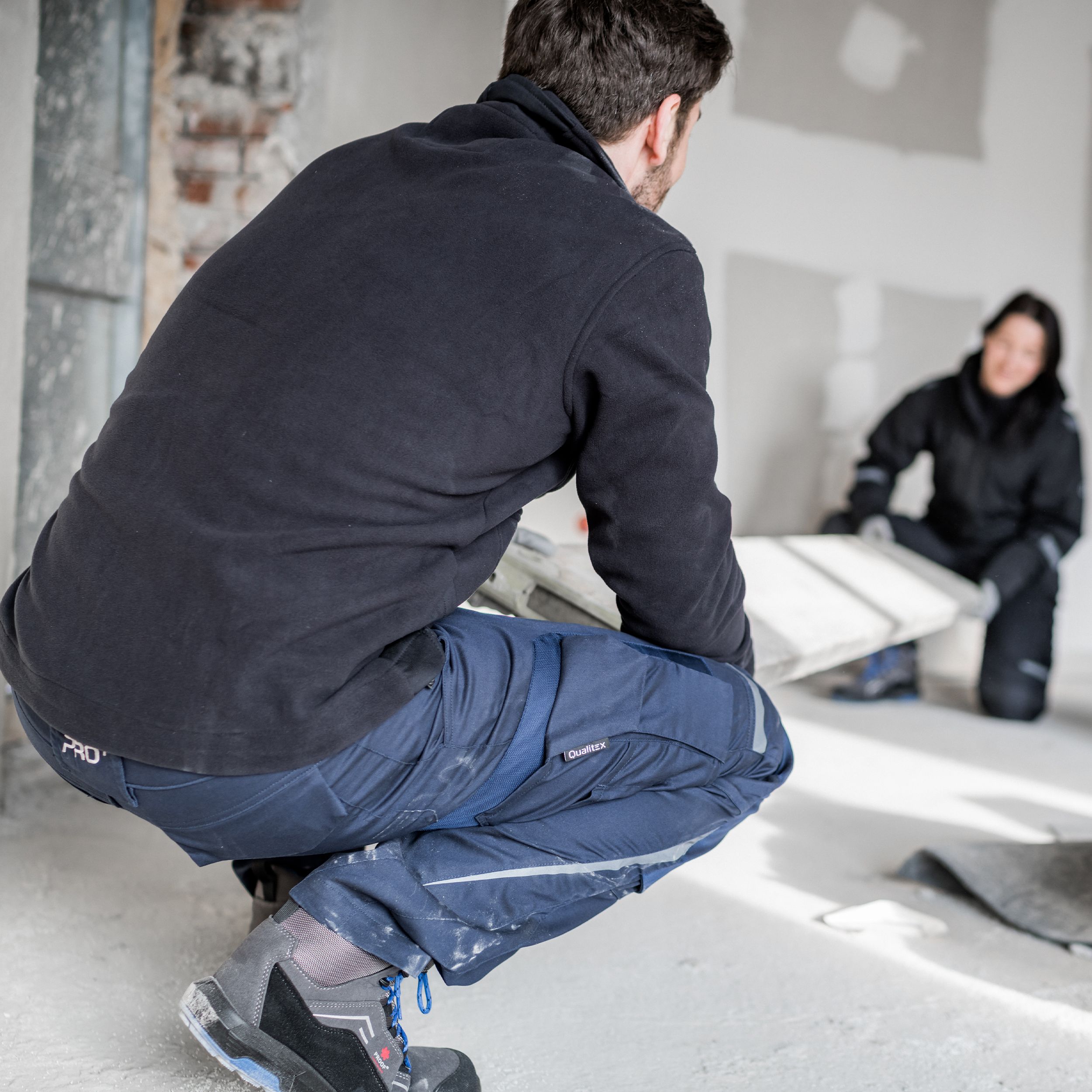 Stretch-Arbeitshose - Bundhose "PRO+"