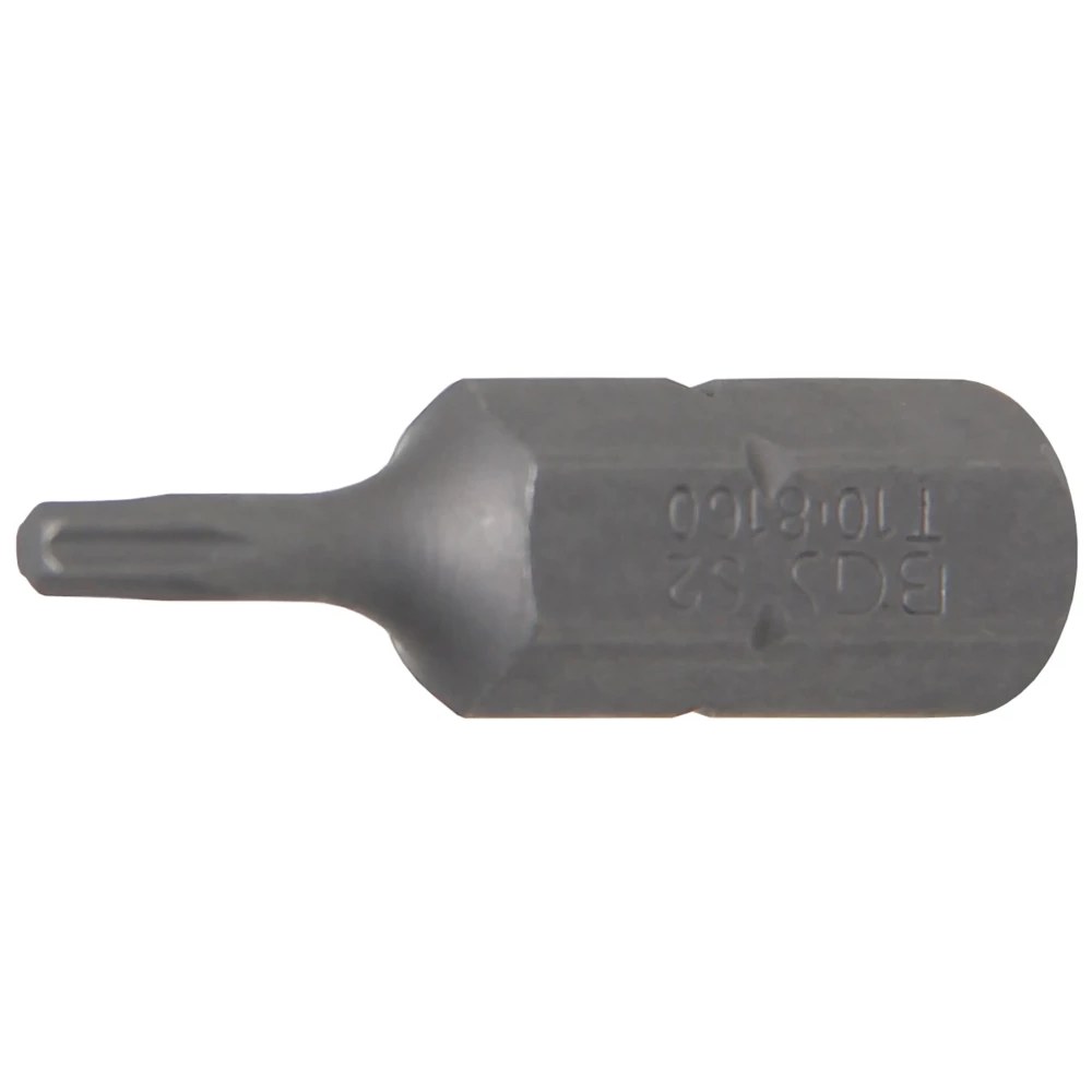 Bit, Länge 30 mm, Antrieb Außensechskant 8 mm (5/16"), T-Profil (für Torx) T10