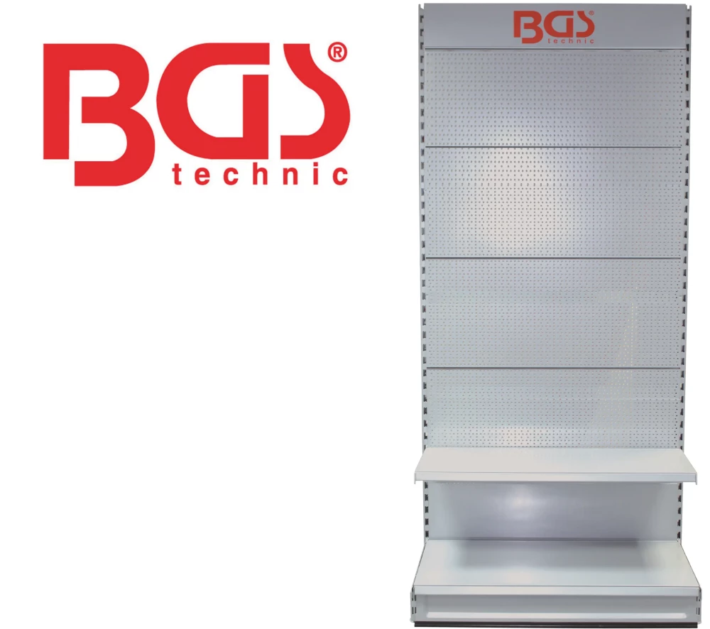 Aufkleber "BGS" für Verkaufswand Art. 49, 400 x 180 mm