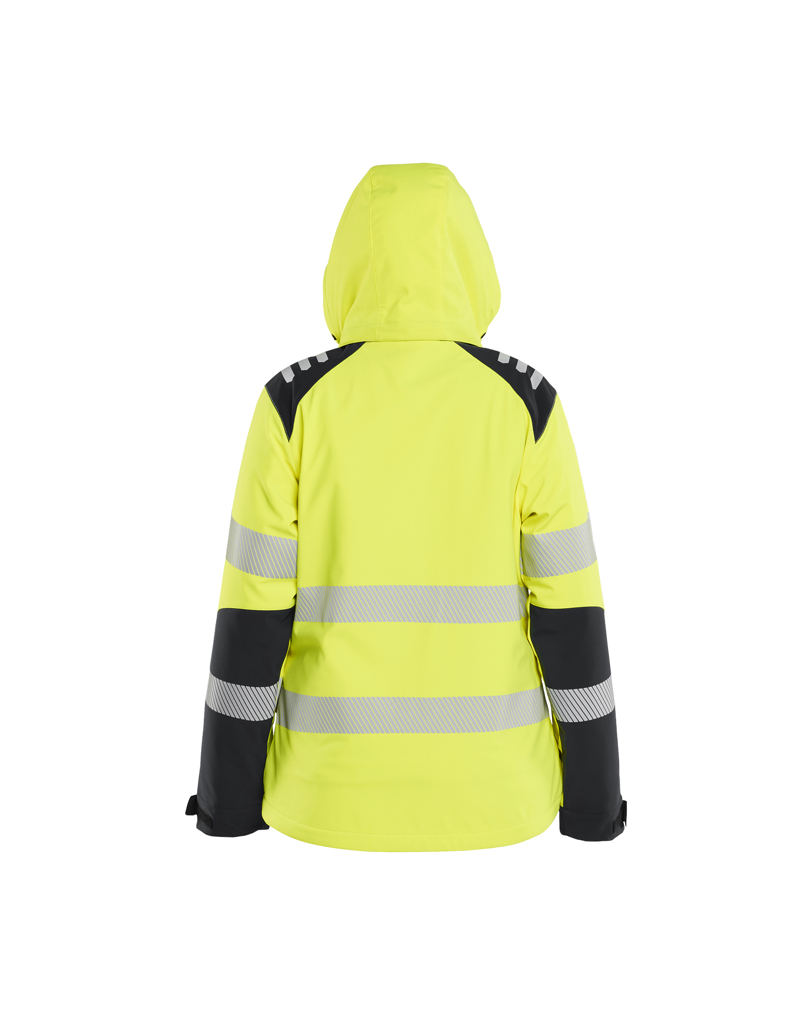 Damen High Vis Softshell Winterjacke